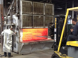 furnace that we use to perform heat treating